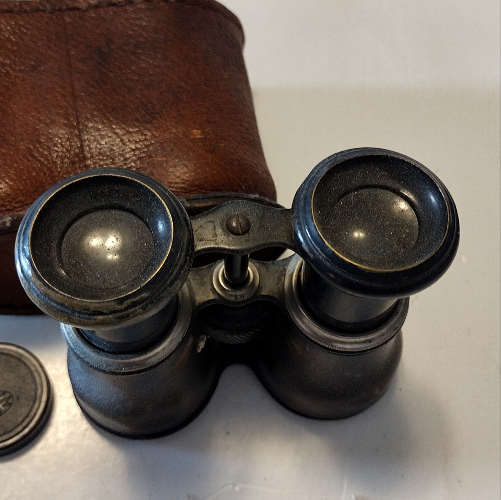 Vintage Pebble Leather Opera/Theater  Lenses Glasses Binoculars - Picture 7 of 10